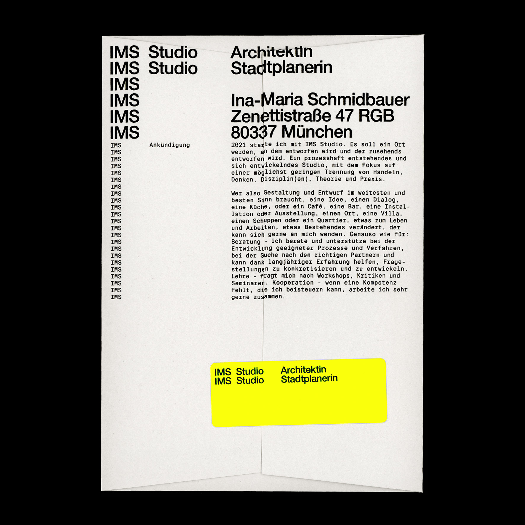 Daily Dialogue, project: IMS Studio (Fig. 3)