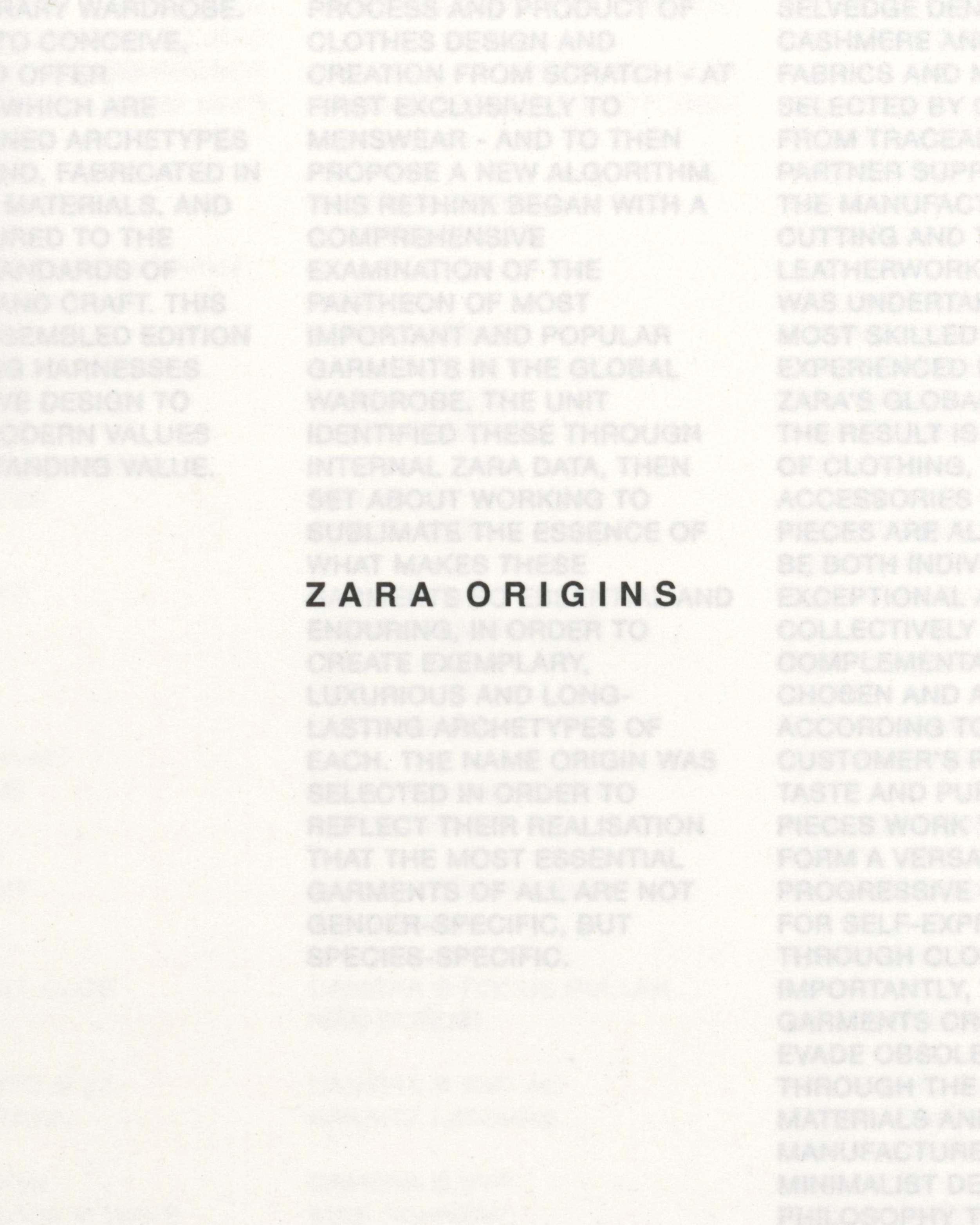 Daily Dialogue, project: Zara Origins (Fig. 1)