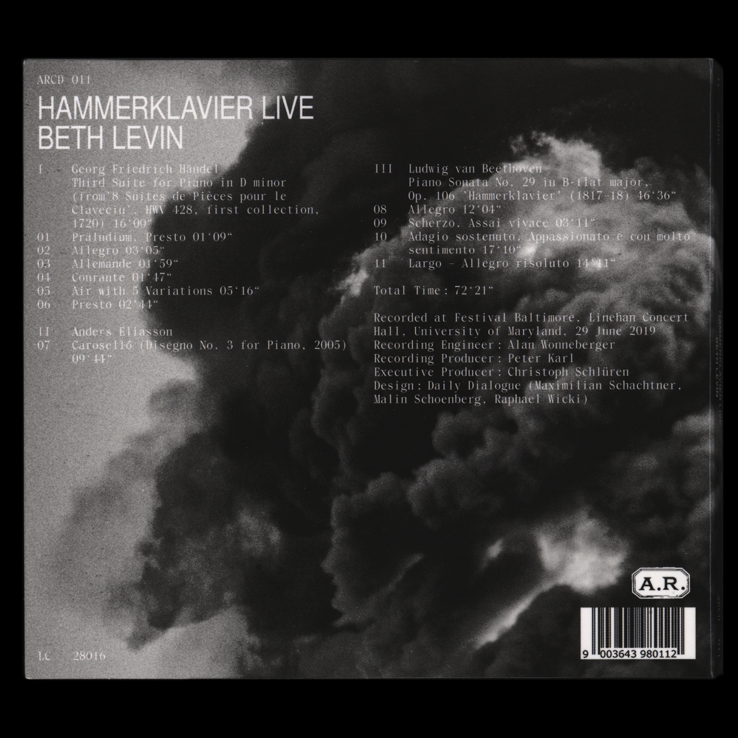 Daily Dialogue, project: Aldilà Records (Fig. 5)