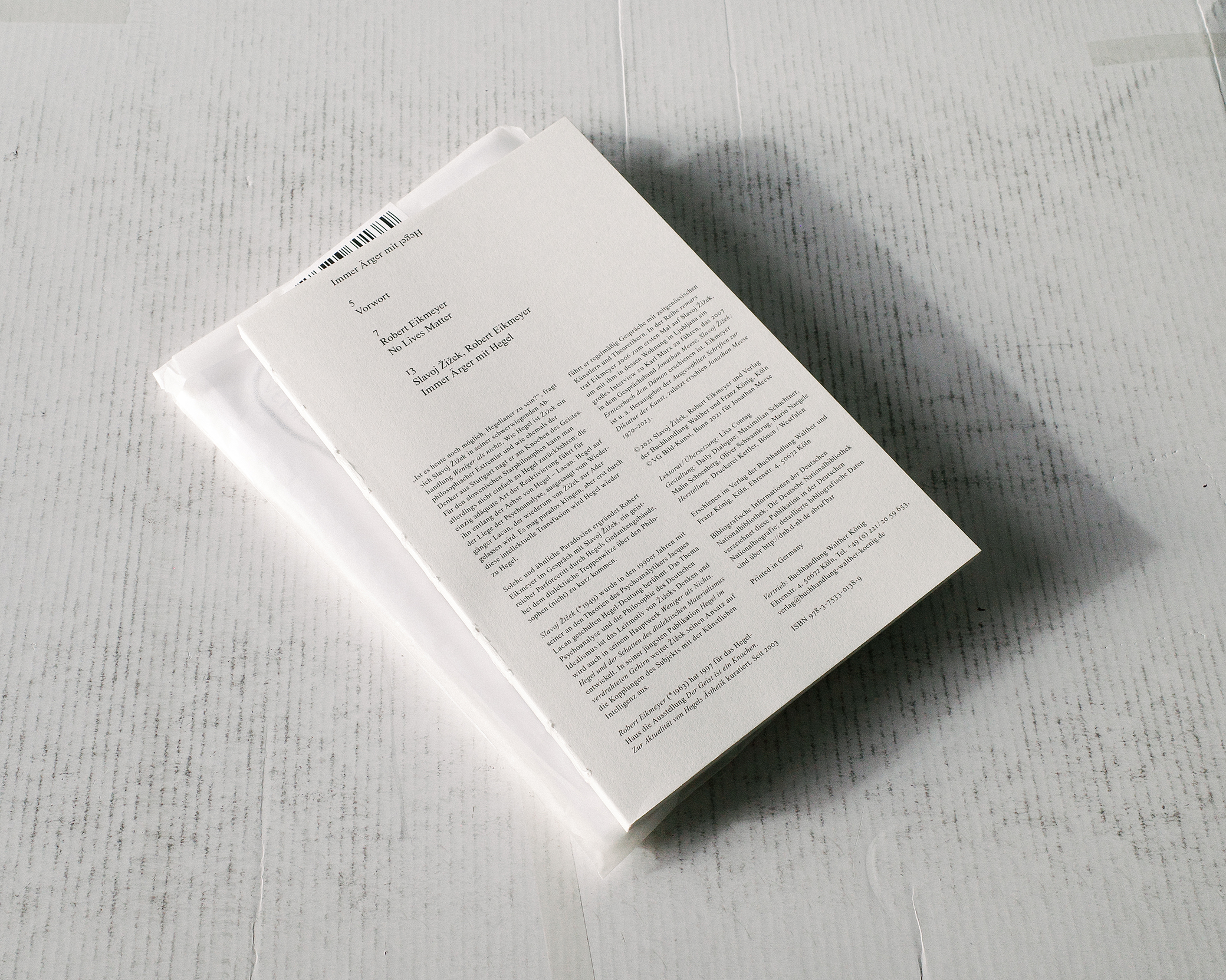 Daily Dialogue, project: Slavoj Žižek, Robert Eikmeyer ‘The trouble with Hegel’ (Fig. 1)