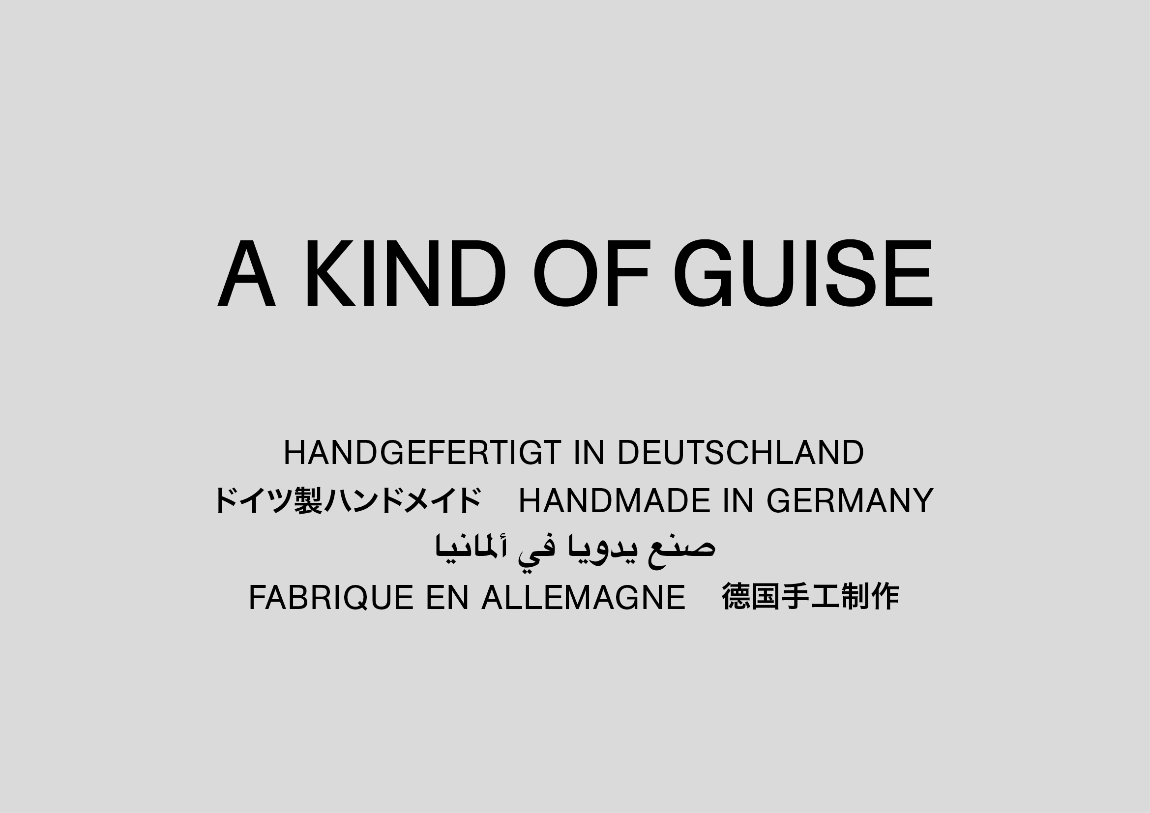 Daily Dialogue, project: A Kind of Guise (Fig. 1)