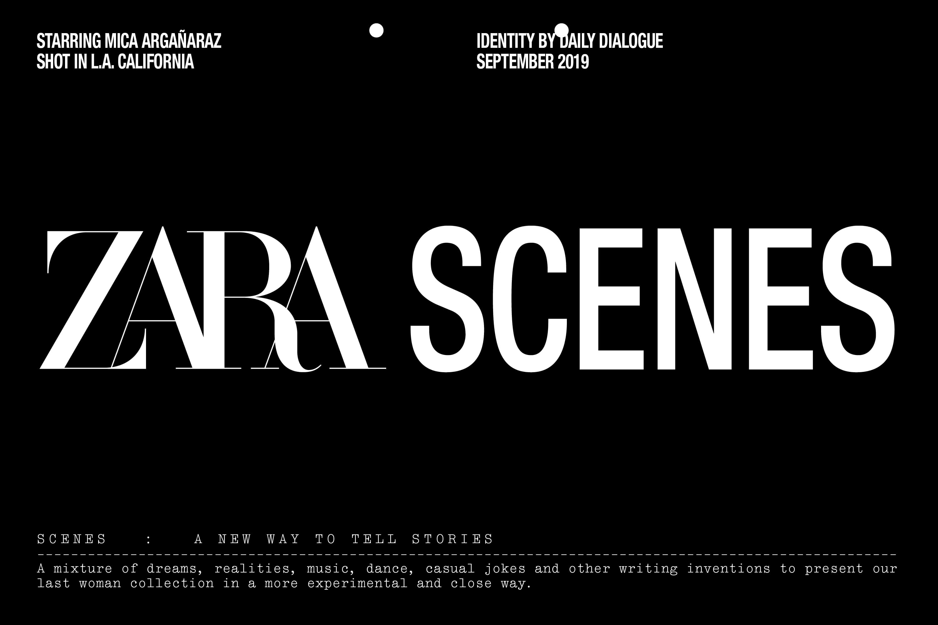 Daily Dialogue, project: Zara ‘Scenes’ (Fig. 1)