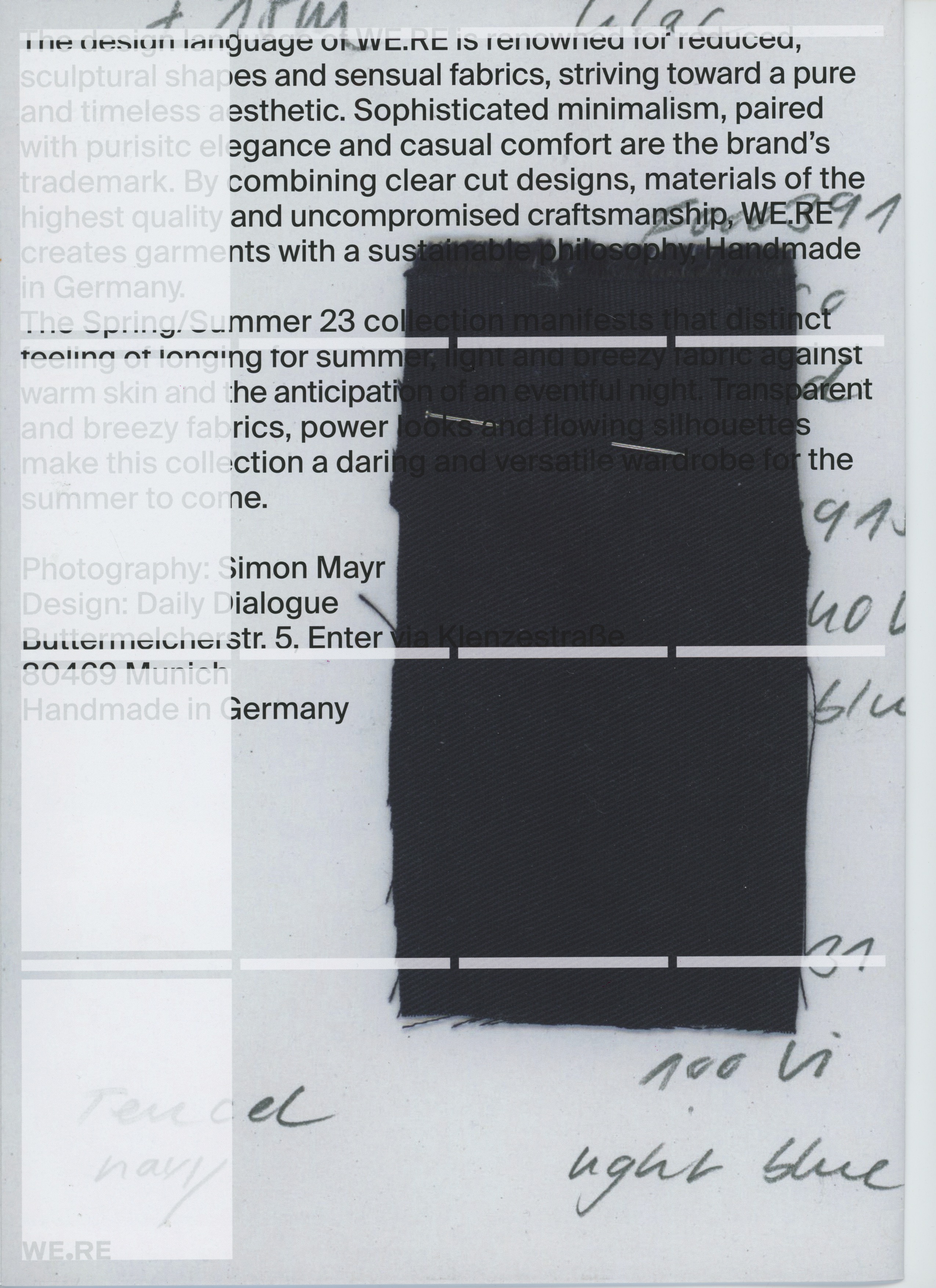 Daily Dialogue, project: WE.RE SS23 Lookbook (Fig. 3)